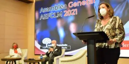 LA CONSEJERA DE ECONOMÍA, EMPRESAS Y EMPLEO CLAUSURA LA ASAMBLEA DE LA ASOCIACIÓN DE EMPRESA FAMILIAR DE CASTILLA-LA MANCHA LA CONSEJERA DE ECONOMÍA, EMPRESAS Y EMPLEO CLAUSURA LA ASAMBLEA DE LA ASOCIACIÓN DE EMPRESA FAMILIAR DE CASTILLA-LA MANCHA