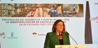 La consejera de Economía, Empresas y Empleo, Patricia Franco, inaugura la jornada de presentación del Diagnóstico y Plan de Medidas para la Industrialización de Castilla-La Mancha en un escenario post-COVID La consejera de Economía, Empresas y Empleo, Patricia Franco, inaugura la jornada de presentación del Diagnóstico y Plan de Medidas para la Industrialización de Castilla-La Mancha en un escenario post-COVID