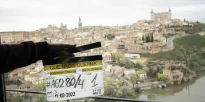 El Gobierno de Castilla-La Mancha apoya el rodaje de ‘Que nadie duerma’, que se desarrolla en diferentes emplazamientos de la ciudad de Toledo El Gobierno de Castilla-La Mancha apoya el rodaje de ‘Que nadie duerma’, que se desarrolla en diferentes emplazamientos de la ciudad de Toledo