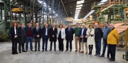 La consejera de Economía, Empresas y Empleo, Patricia Franco, visita la empresa Cerámicas Mazarrón en Numancia de la Sagra. La consejera de Economía, Empresas y Empleo, Patricia Franco, visita la empresa Cerámicas Mazarrón en Numancia de la Sagra.