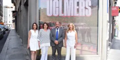 imagen de la noticia La consejera de Economía, Empresas y Empleo, Patricia Franco, firma, en la Oficina de Promoción Turística de Castilla-La Mancha en Madrid, un convenio de colaboración en materia de promoción con el rector de la UCLM