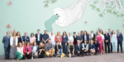 imagen de la noticia La consejera de Educación, Cultura y Deportes, Rosa Ana Rodríguez, y la consejera de Economía, Empresas y Empleo, Patricia Franco, participan en la jornada ‘Redera+ revitalización y emprendimiento para las zonas rurales europeas desfavorecidas’
