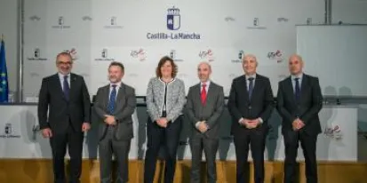 imagen de la noticia La consejera de Economía, Empresas y Empleo, Patricia Franco, firma, en el Archivo Regional de Castilla-La Mancha, los convenios del Fondo Consolida con las entidades bancarias colaboradoras