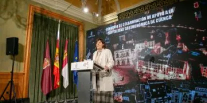 imagen de la noticia irma del convenio de colaboración de apoyo a la Capitalidad Gastronómica de Cuenca III