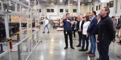 imagen de la noticia La delegación castellanomanchega en California se ha reunido con responsables de la empresa Heliogen,