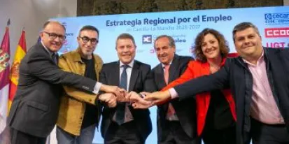 imagen de la noticia Presenta la ‘Estrategia por el Empleo de Castilla-La Mancha 2023-2027’ (Economía)